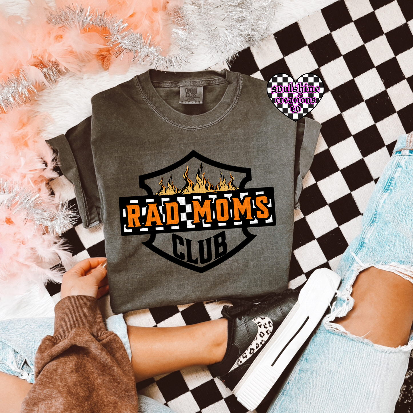 Rad Moms Club tee or sweater-Yallternative- Edgy Alternative Vibes
