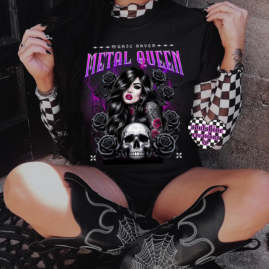Metal Queen tee or sweater-Edgy Alternative Vibes