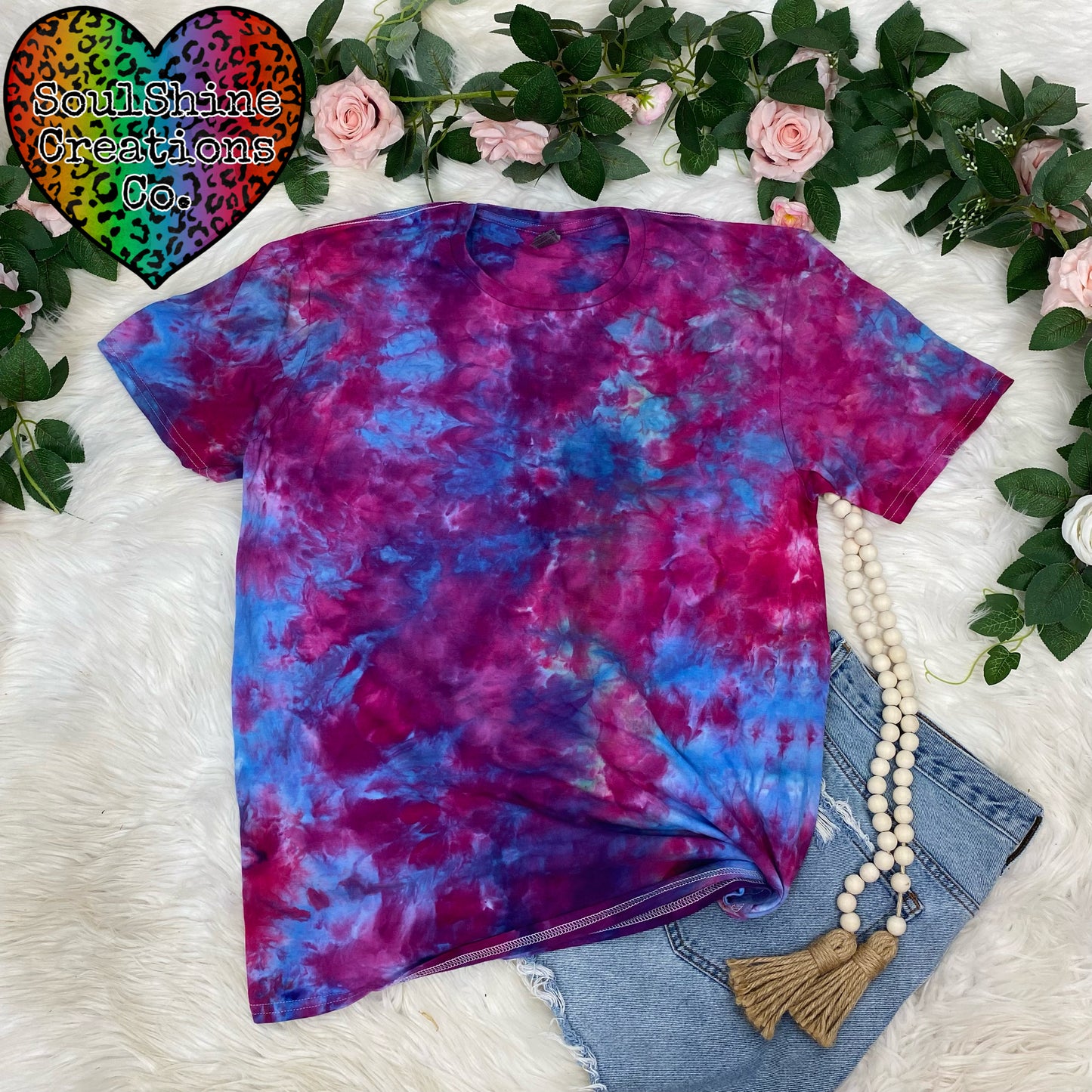 Blue Razz Ice Tie Dye Shirt