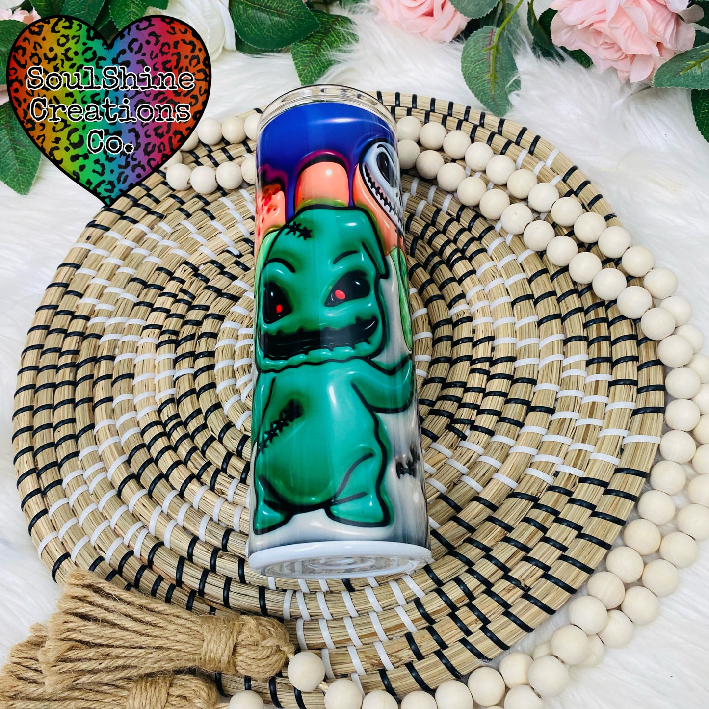 Halloween 3D Puff Tumbler