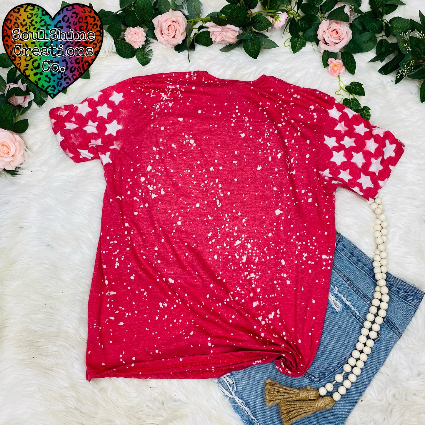 Shake Your Sparklers Bleached Shirt