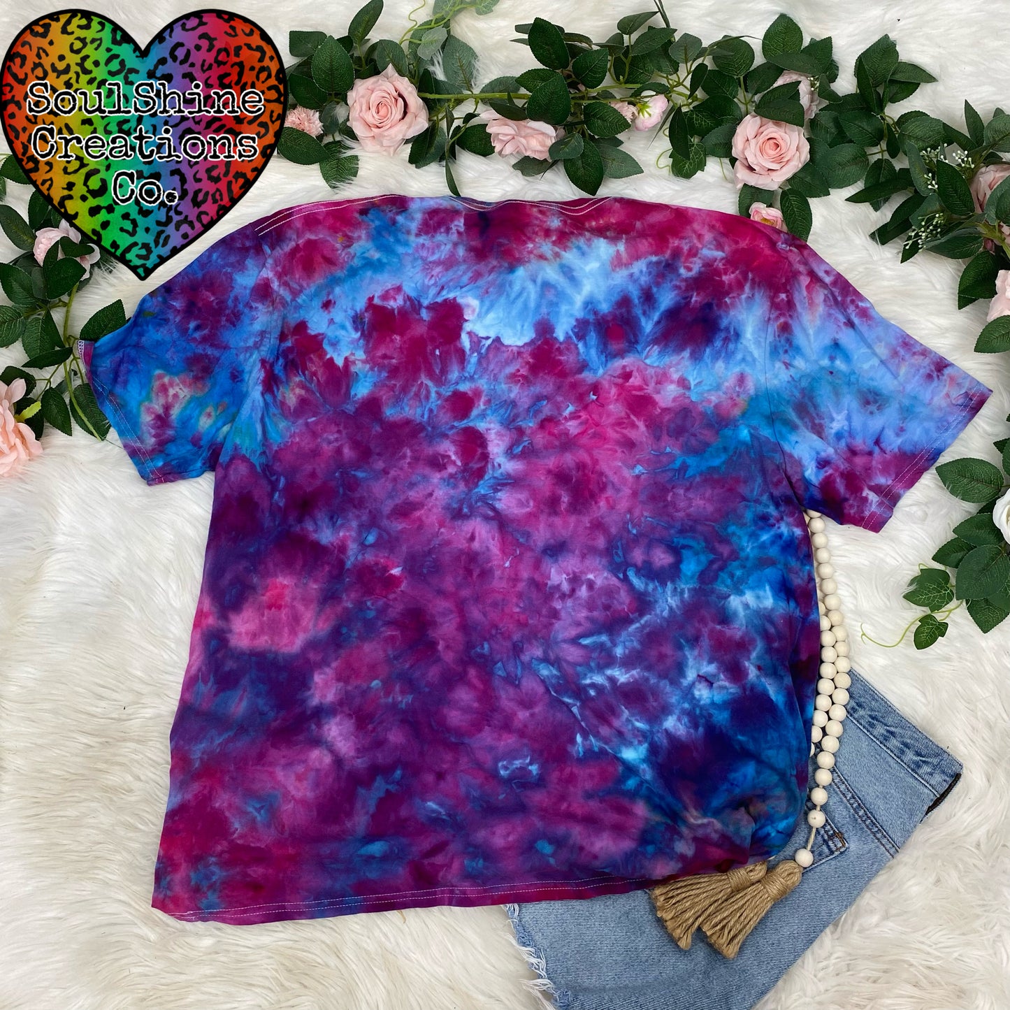 Blue Razz Ice Tie Dye Shirt