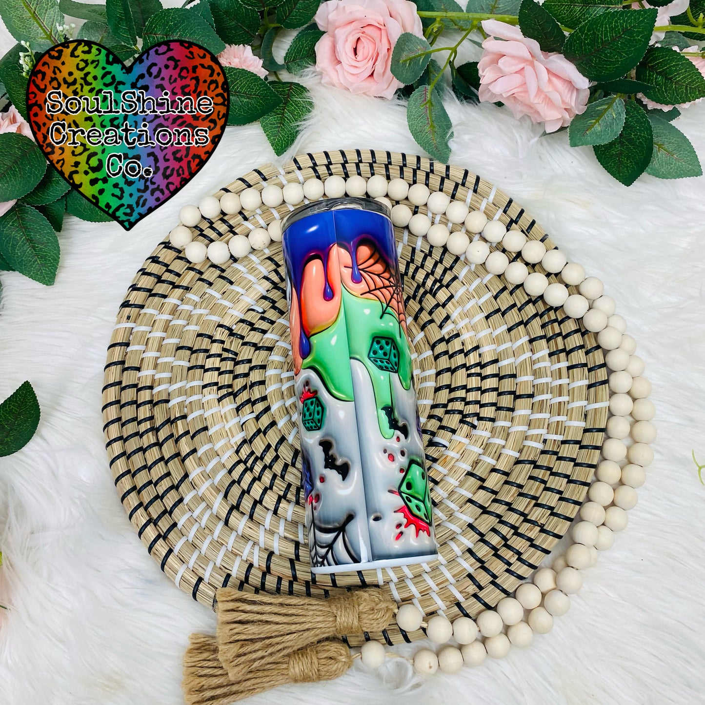 Halloween 3D Puff Tumbler