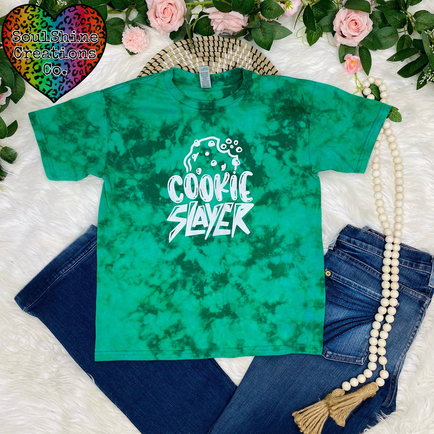 Cookie Slayer Bleached Kids Shirt