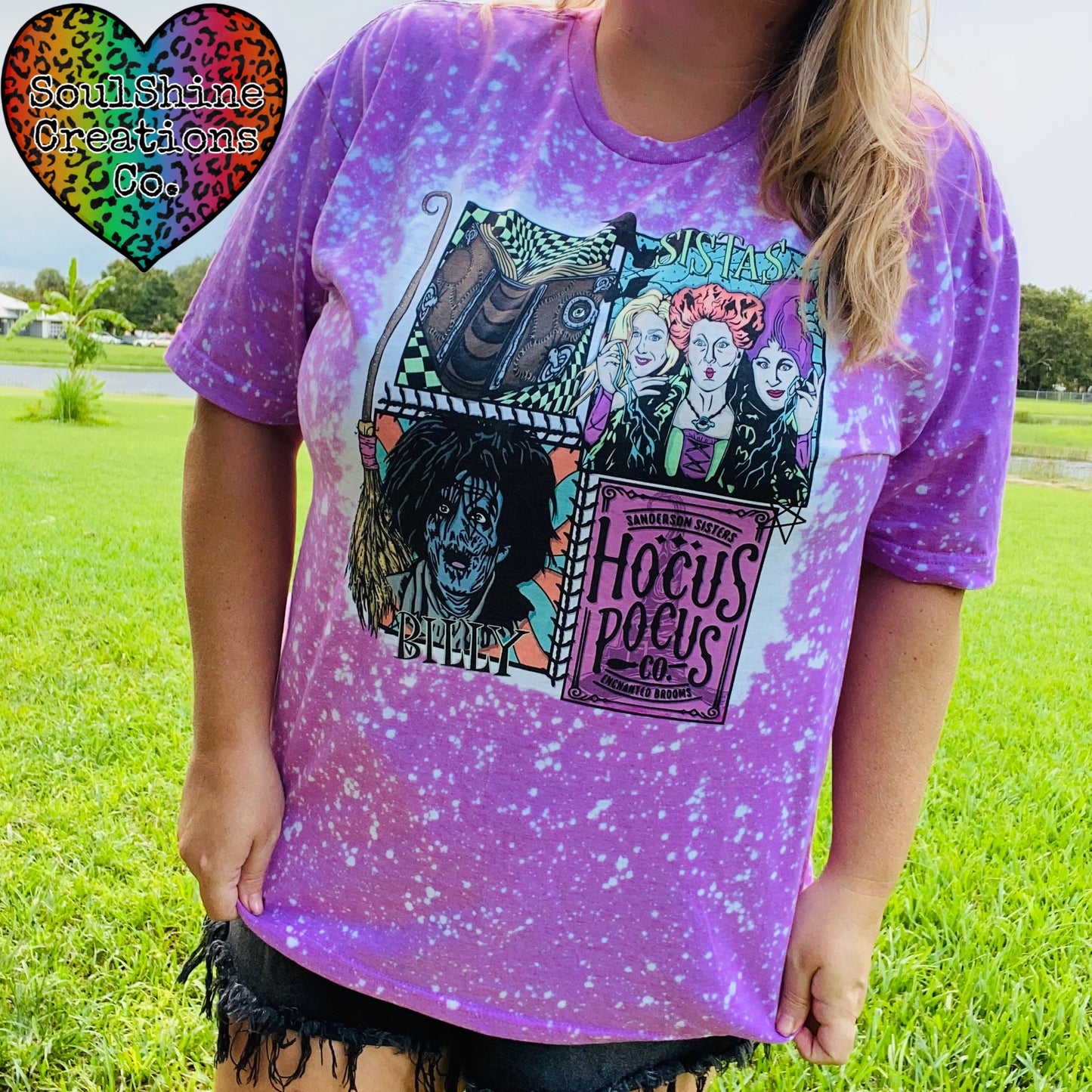 Sistaass Halloween Bleached Shirt