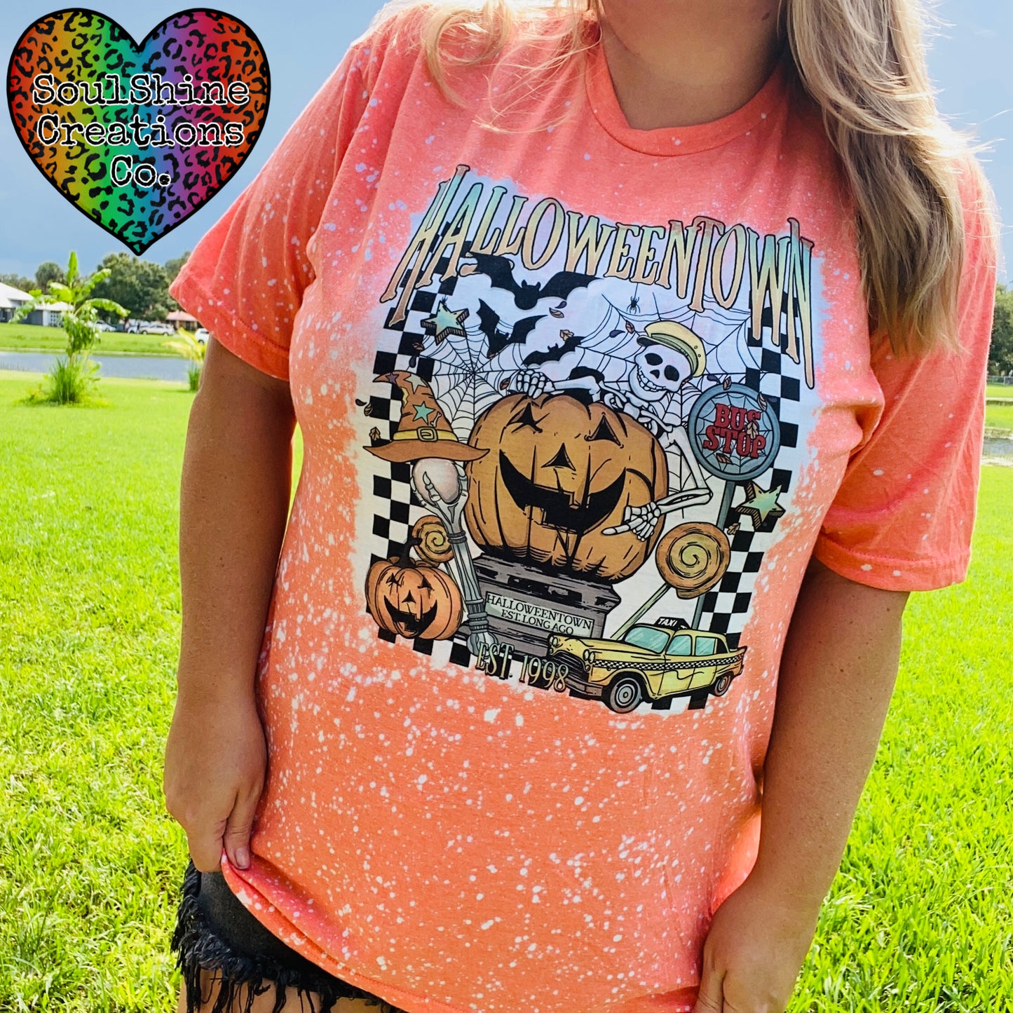 Halloween Bleached Shirt