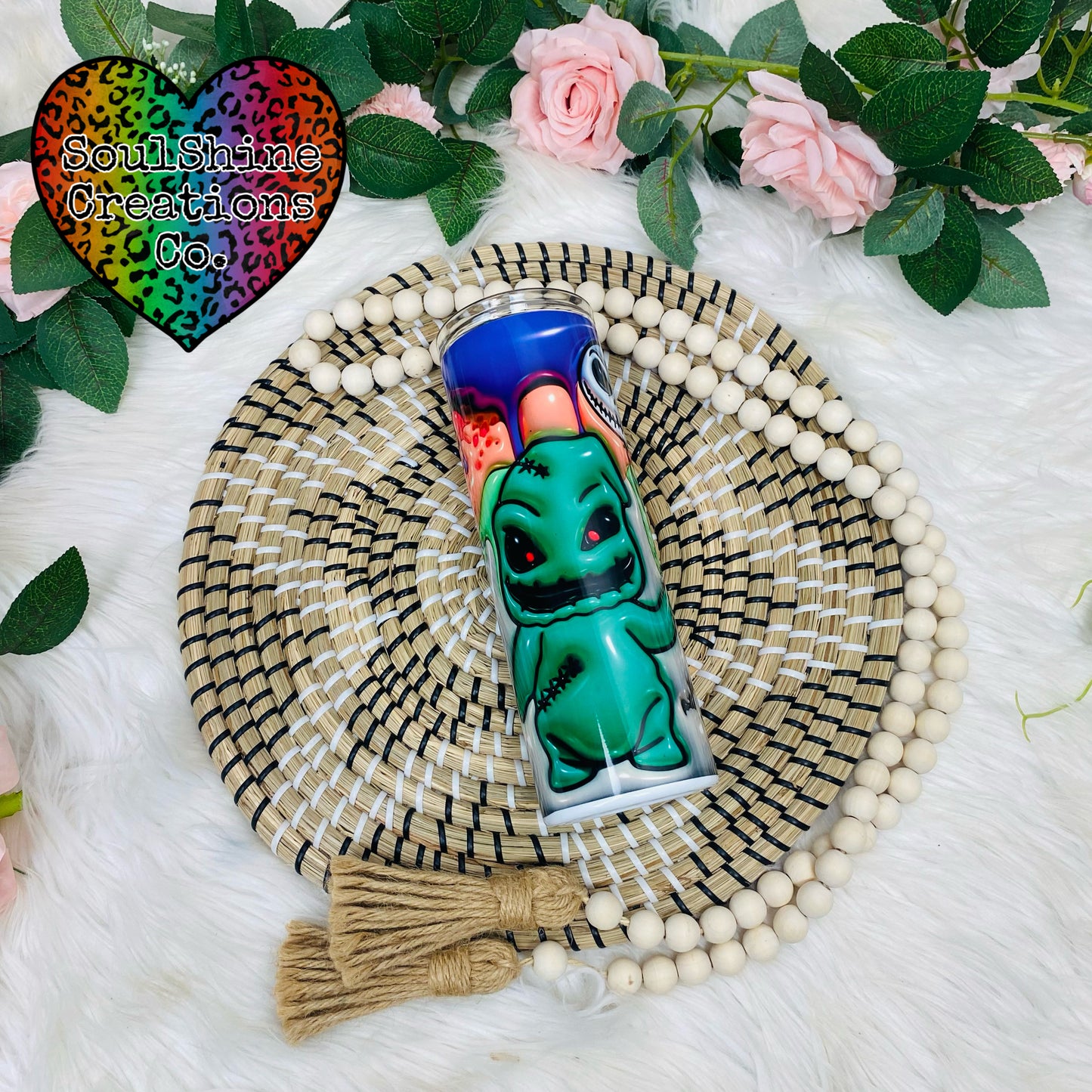 Halloween 3D Puff Tumbler