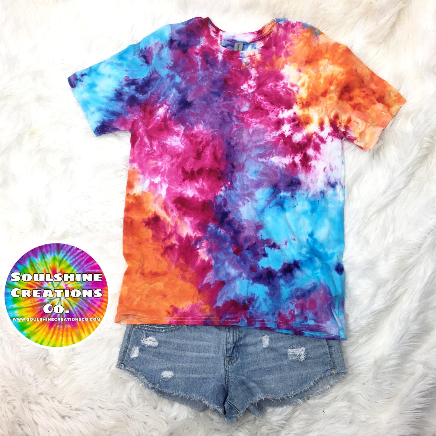Fantasy Ice Dyed Tie Dye Shirt