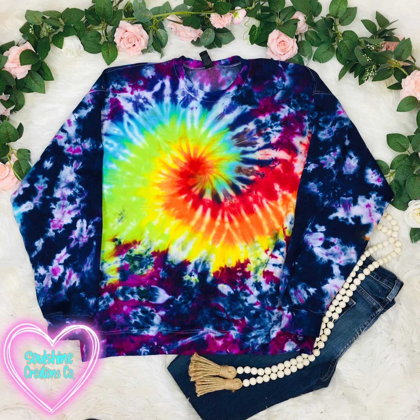 Rainbow Nebula Galaxy Tie Dye
