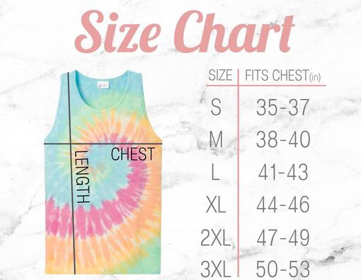 Aura Spiral Tie Dye Tank Top