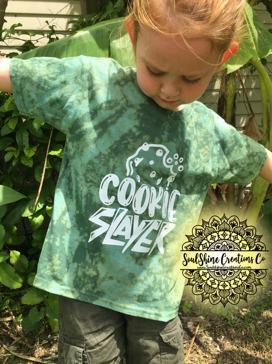 Cookie Slayer Bleached Kids Shirt