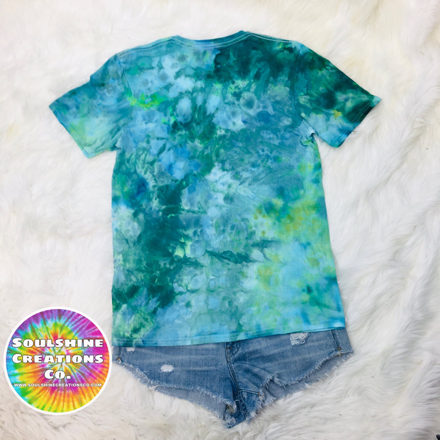 Ocean Tides Ice Dyed Tie Dye Shirt