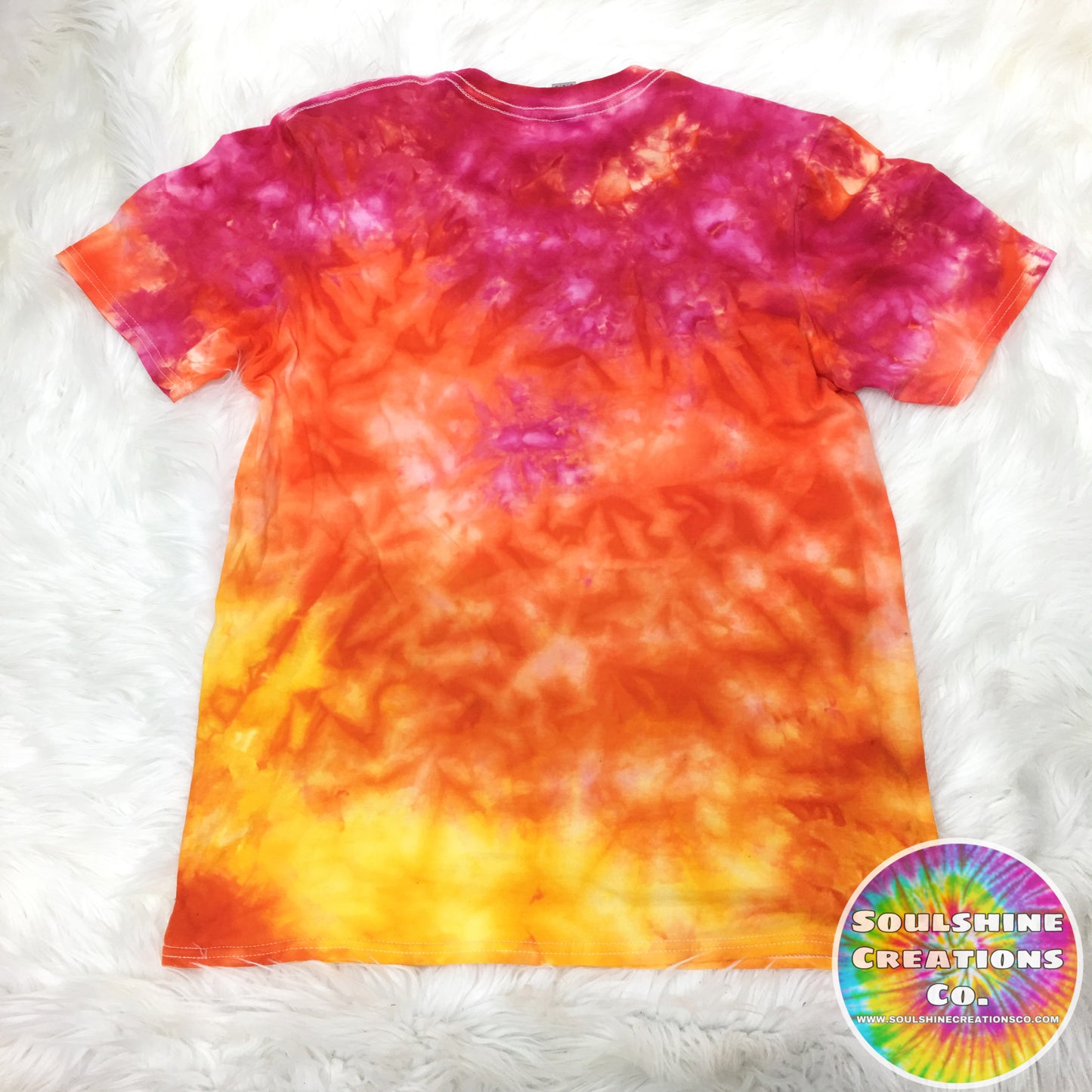 Sunset Ice Dyed Tie Dye Shirt