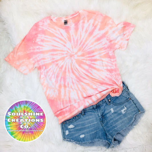 Peachy Keen Tie Dye Shirt