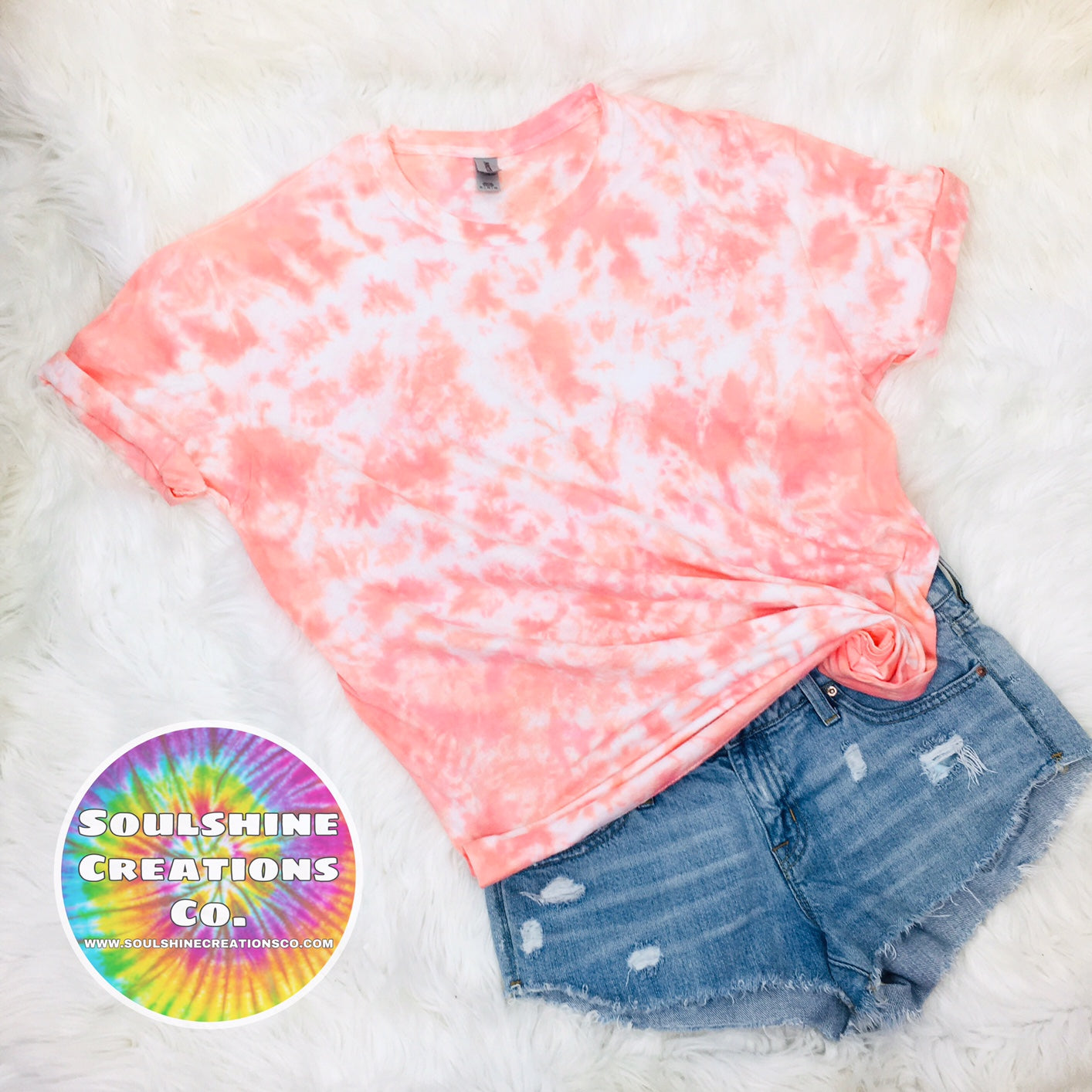 Peachy Keen Tie Dye Shirt