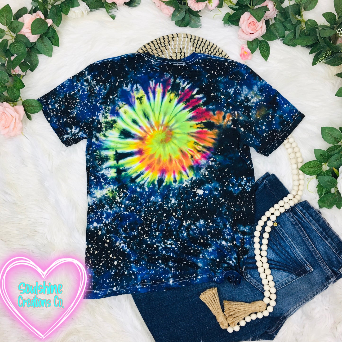 Star Series Deep Space Rainbow Nebula Galaxy Tie Dye