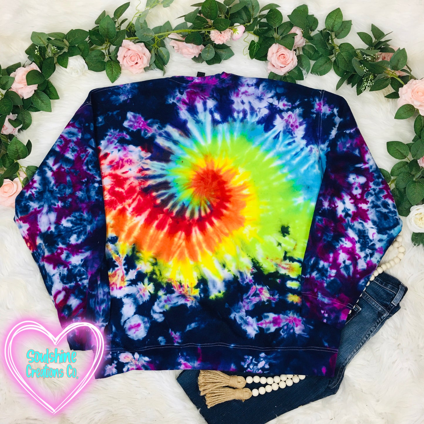 Rainbow Nebula Galaxy Tie Dye