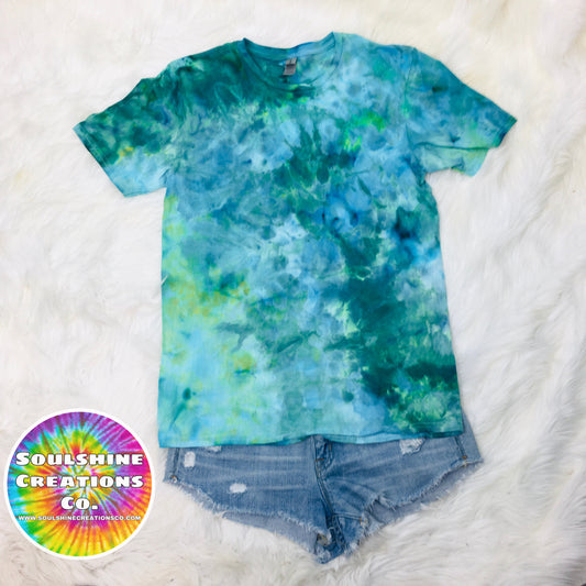 Ocean Tides Ice Dyed Tie Dye Shirt