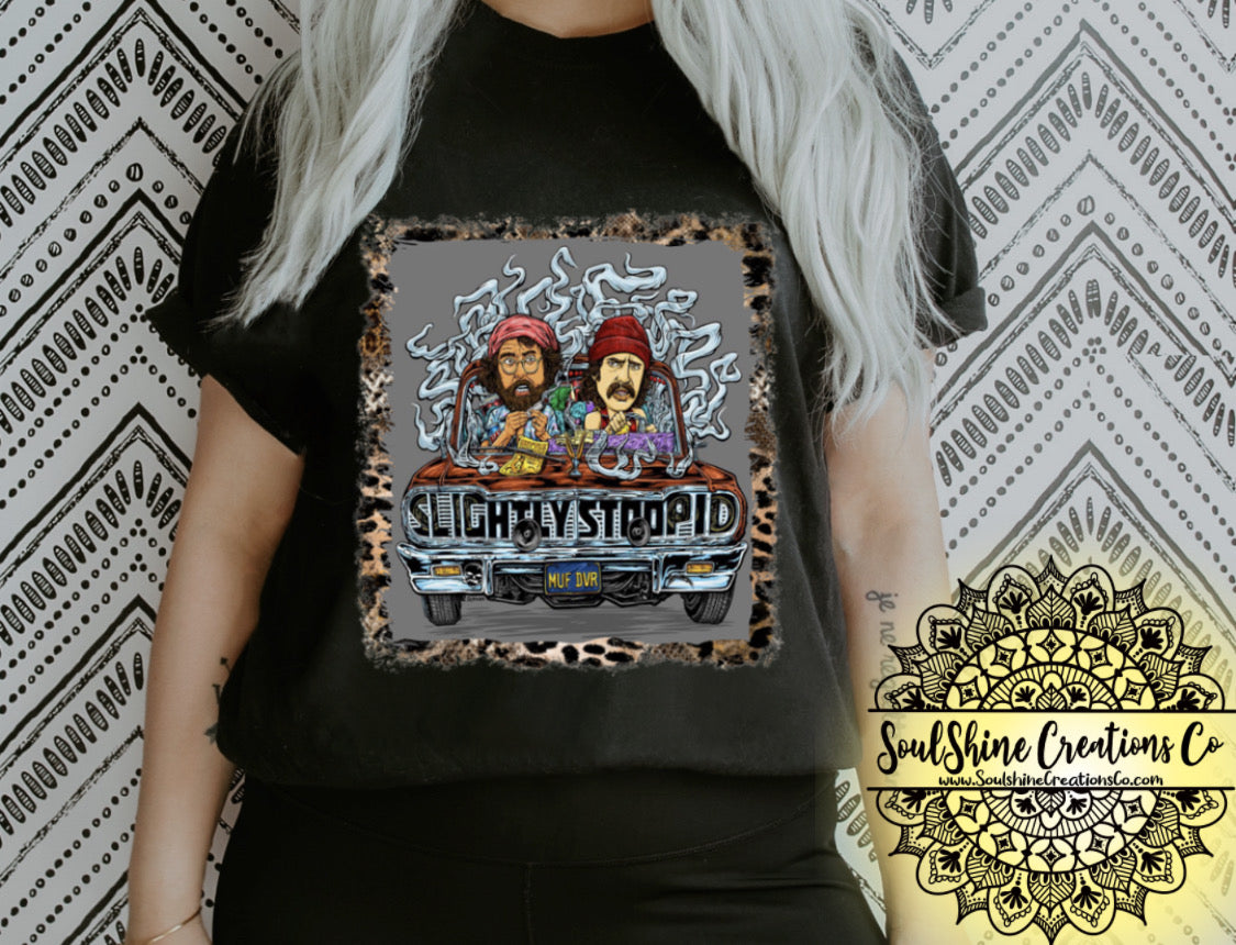 Cheech & Chong Leopard Print Shirt