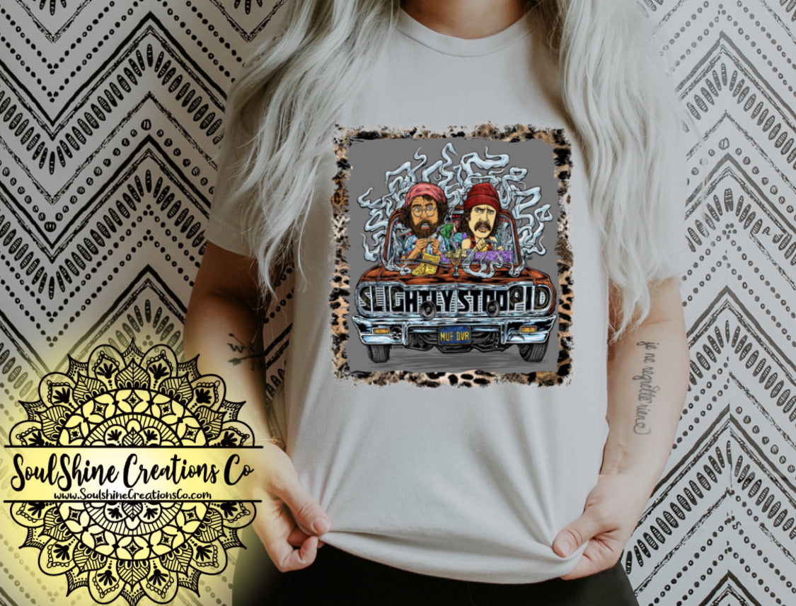 Cheech & Chong Leopard Print Shirt